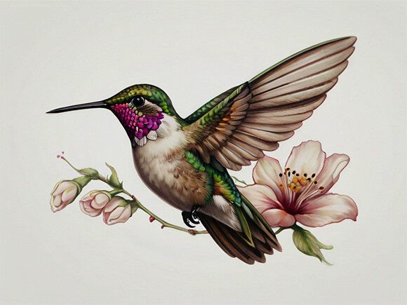 Hummingbird Watercolor Paint: A Display Font with Handcrafted Soul