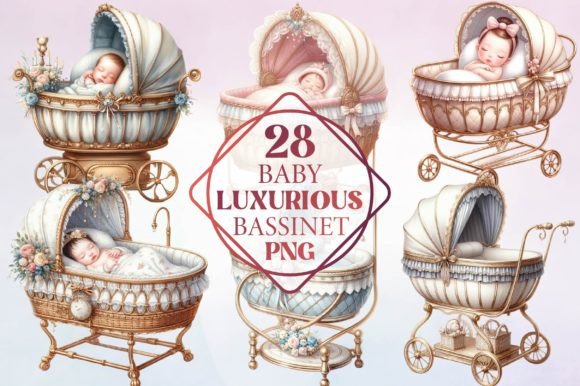 Watercolor Baby Luxurious Bassinet: A Designer's Guide