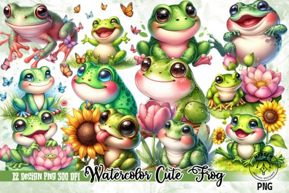 Watercolor Cute Frog Sublimation Clipart – A Practical Guide for Creators