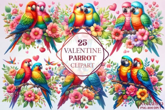 Watercolor Valentine Parrot Clipart: A Designer’s Guide